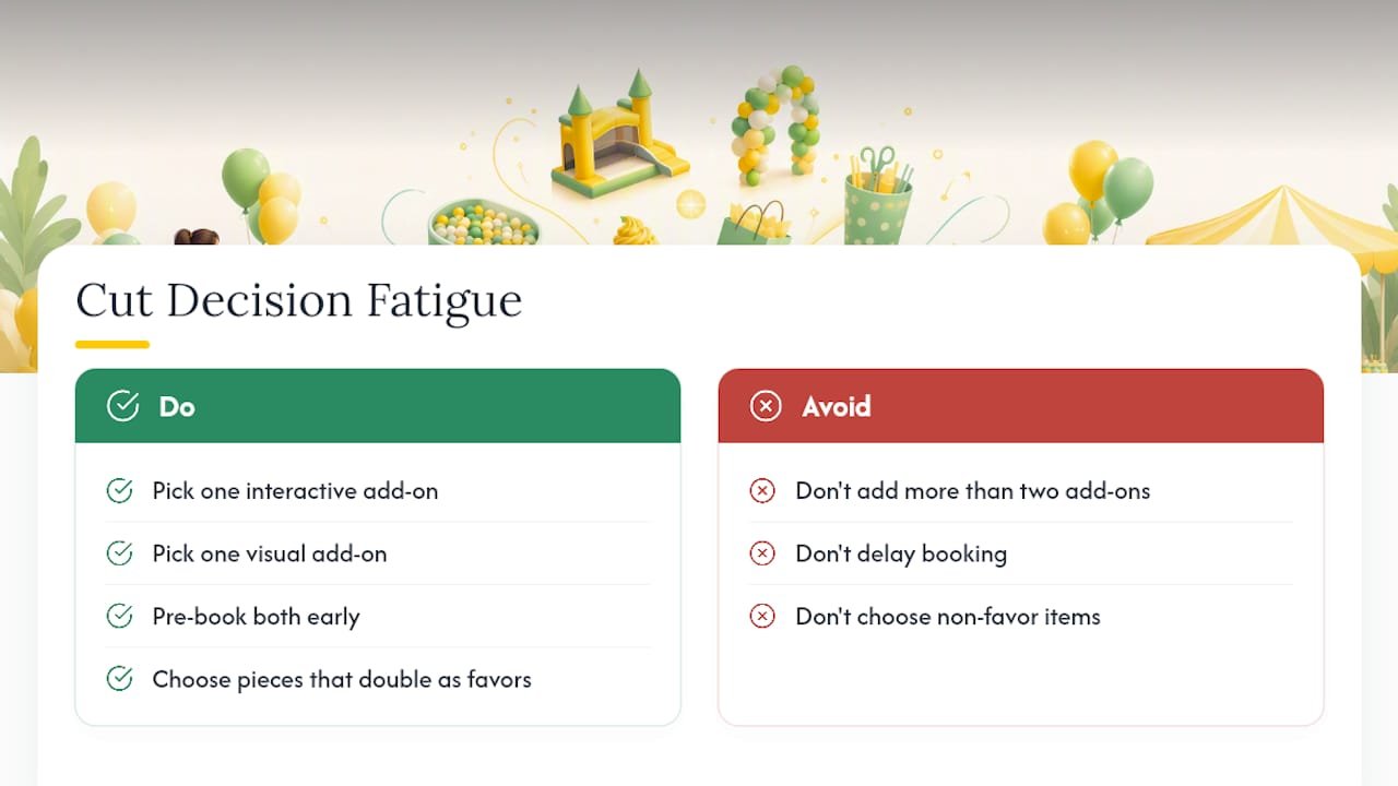 A Planner's Quick Take on Cutting Decision Fatigue — overview diagram