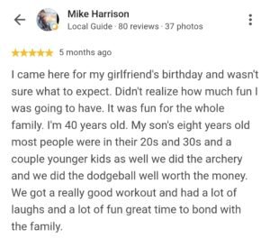 Archers Battlefield Google Review 3