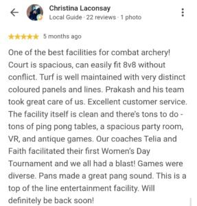 Archers Battlefield Google Review 6