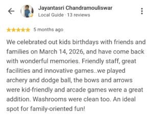 Kids Birthday Party Google Review 8